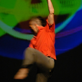 Andrea Cagnetti durante una danza