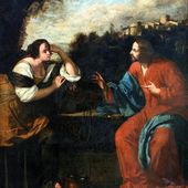 Cristo e la samaritana al pozzo (1637) di Artemisia Gentileschi (1593,1656)