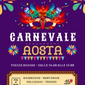 Aosta, una festa per bambini e famiglie il Carnevale in piazza Roncas