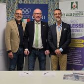 Da sn Jean Dondeynaz, Renzo Testolin e Manuele Amateis Da sn Jean Dondeynaz, Renzo Testolin e Manuele Amateis