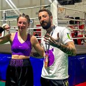 Federica Macrì con Luca De Carolis