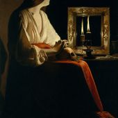 'Maddalena penitente', 1640- Georges de La Tour (1593-1652)