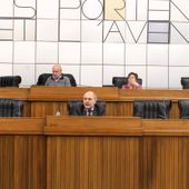 Al centro della foto l'Au della Casino Spa, Rodolfo Buat
