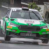 La Skoda di Ivan Carmellino e Max Minazzi (Foto Rolling Fast)