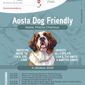 Aosta Dog Friendly, cani protagonisti in piazza Chanoux