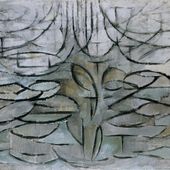'Melo in fiore', 1912-Piet Mondrian (1872-1944)
