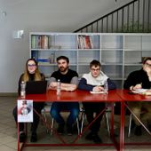 Un momento della presentazione del bando