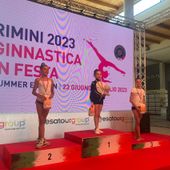 Mariapaola Rigo sul gradino più alto del podio