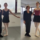 Sofia Maria e Luna con la maestra Lucia Geppi