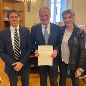 Roberto Calderoli e Nicoletta Spelgatti
