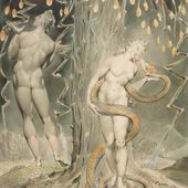 'La tentazione e il peccato di Eva', 1808 - William Blake (1757-1827)