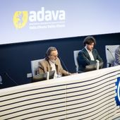 Da sn Emilio Conte, direttore di Adava; Luigi Fosson, presidente; Alessandro Perosino, vice uscente e Davide Perrin, neo vicepresidente