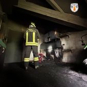 Alloggio divorato dalle fiamme a Gressoney-St-Jean