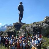 Partecipanti alla commemorazione di Trois Villes (immagine archivio Anpi)