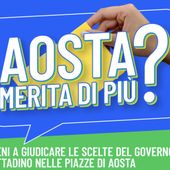 Cambiano date e orari di alcuni banchetti 'Aosta merita di più'