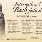 Al Grand Hotel Billia di St-Vincent l'International Bach festival 2025 Al Grand Hotel Billia di St-Vincent l'International Bach festival 2025