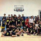 Un'altra bella, vivace giornata di Baskin ad Aosta con i ragazzi dell'SBK