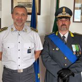 Da sn il colonello Nicola Bia e il tenente colonnello Luca Bonatesta Da sn il colonello Nicola Bia e il tenente colonnello Luca Bonatesta