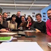 Il nuovo Consiglio direttivo dell'Ordine dei giornalisti della Valle d'Aosta (Sandra Bovo prima da sn)