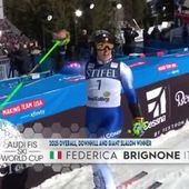 Sci:CdM femminile, il meraviglioso 'triplete' di Federica Brignone