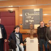 Busto commemorativo di Chanoux inaugurato nel foyer del Consiglio Valle