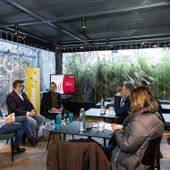 Un momento della conferenza stampa (photo credit Roberto Roux)