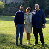 I vertici di PlA; da sn il consigliere regionale Marco Carrel; la presidente, Cristina Camandona e il segretario politico, Aldo Di Marco I vertici di PlA; da sn il consigliere regionale Marco Carrel; la presidente, Cristina Camandona e il segretario politico, Aldo Di Marco