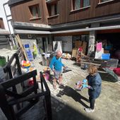 Commercianti a Cervinia duramente colpìti dall'esondazione