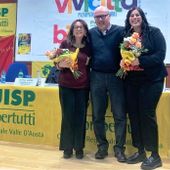 Da sn Patrizia Alfano, Massimo Verduci e Katia Guidi