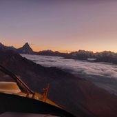 Alpinista in difficoltà salvato dal Soccorso alpino sul Cervino Alpinista in difficoltà salvato dal Soccorso alpino sul Cervino