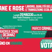 Elezioni Europee, gli appuntamenti della lista Alleanza Verdi Sinistra