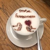 Aosta, un cappuccino per dire 'no' al femminicidio
