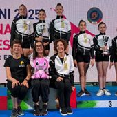 Le ginnaste del Club des Sports brillano a Rimini