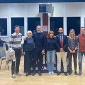 Da sn Mongiovetto, Sergi, Dondeynaz, la presidente Calvesi, Cantales, Pirana, Nicco e il revisore dei conti Franco Antonio Carlo