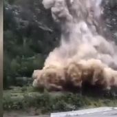 Frana enorme nella Maurienne (Savoie), chiuse A43 e ferrovia verso l'Italia IL VIDEO