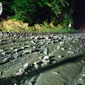 Liberata a tempo record la strada tra Antey e Valtournenche chiusa nella notte per una frana