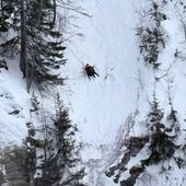 Freeride in canale vietato, recuperati due giovani americani in Val Veny