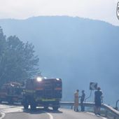 L'incendio di Aymavilles non sfugge al controllo, ottimismo tra i soccorritori