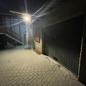 Il garage dov'è morto Sergio Rossi