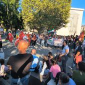 Aosta, duecento in piazza con la Cgil: 'Stop al genocidio, pace in Palestina' Aosta, duecento in piazza con la Cgil: 'Stop al genocidio, pace in Palestina'
