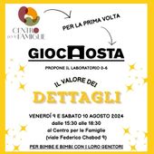 Il Centro per le famiglie ospita 'giocAosta'