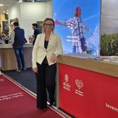 L'assessore Speranza Girod a Vinitaly L'assessore Speranza Girod a Vinitaly