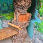 Gli gnomi erano stati posizionati su questo cippo