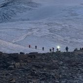 Le guide del Sav intervenute in soccorso dell'alpinista