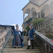 Edy Betemps e Tiziana Minuzzo rappresentano i personaggi Pierre Perronet e Marguerite Chevron Villette