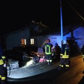 Domato ieri sera l'incendio in un camino a Torgnon