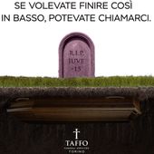 Una delle pubblicità Taffo che, non soltanto a Torino, ha fatto parecchio 'rumore'