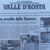 La pagina de La Stampa del 9 aprile 1996 con il racconto della trageida