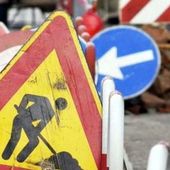 Lavori sulla strada regionale al Col d'Arpy