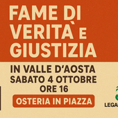 Ad Aosta 'Osteria in piazza' di Libera: menù indigesto di crimini e illegalità